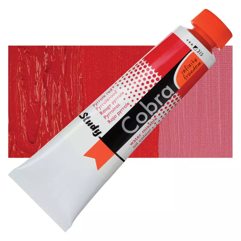Olejová barva Cobra Study H2Oil 40ml - varianty - 315 Pyrrole Red