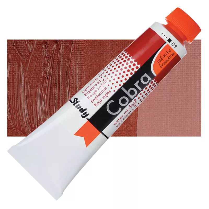 Olejová barva Cobra Study H2Oil 40ml - varianty - 339 Light Oxide Red
