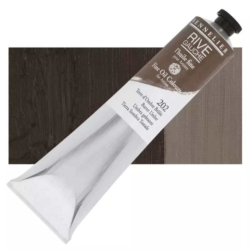 Olejová barva Sennelier Rive Gauche 200 ml - 202 Burnt Umber