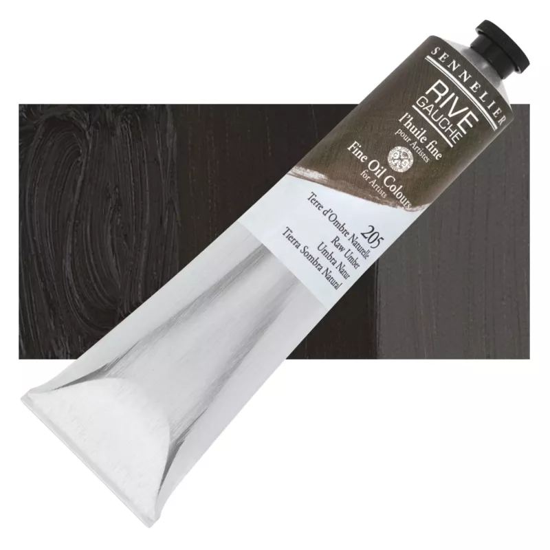 Olejová barva Sennelier Rive Gauche 200 ml - 205 Raw Umber