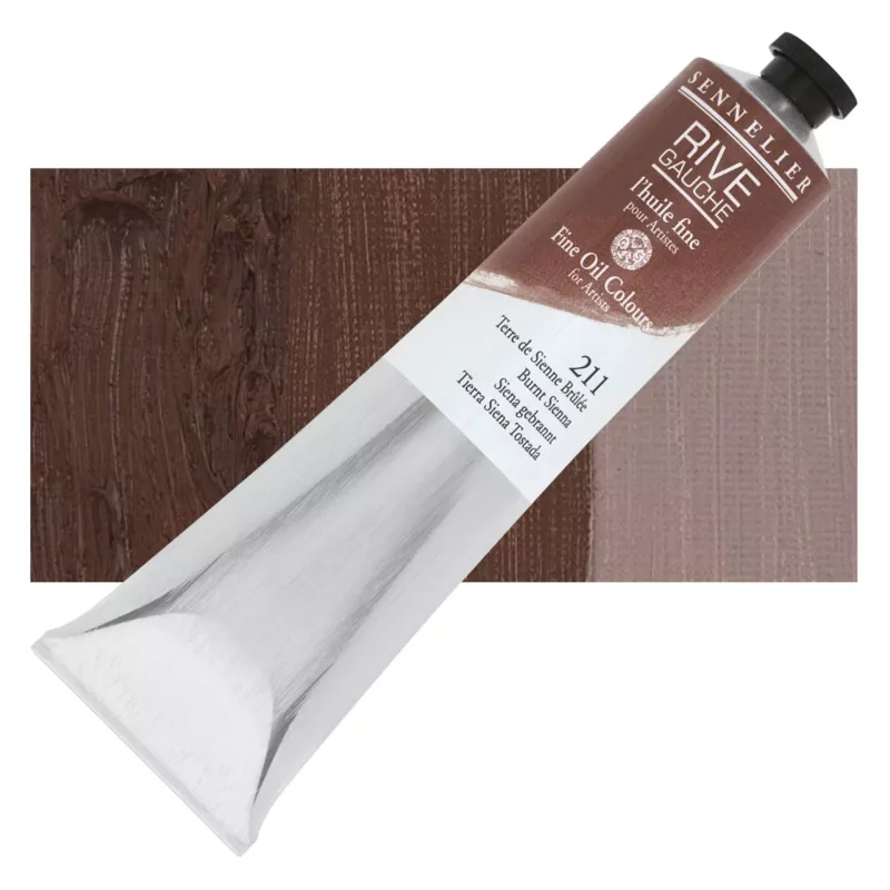 Olejová barva Sennelier Rive Gauche 200 ml - 211 Burnt Sienna