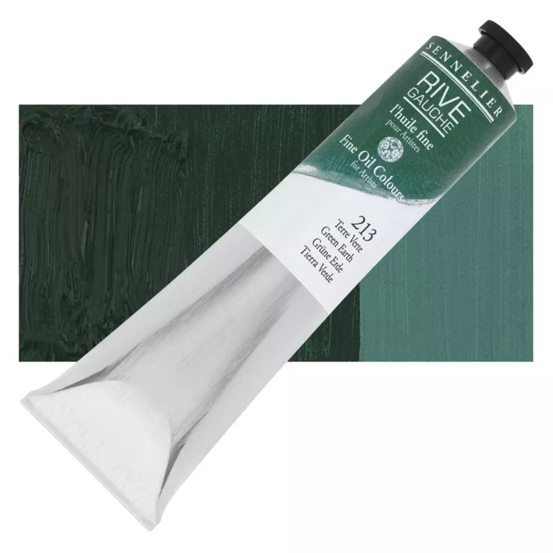 Olejová barva Sennelier Rive Gauche 200 ml - 213 Green Earth