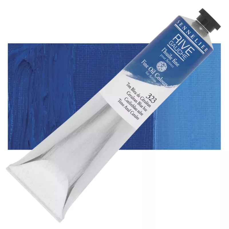 Olejová barva Sennelier Rive Gauche 200 ml - 323 Cerulean Blue Hue
