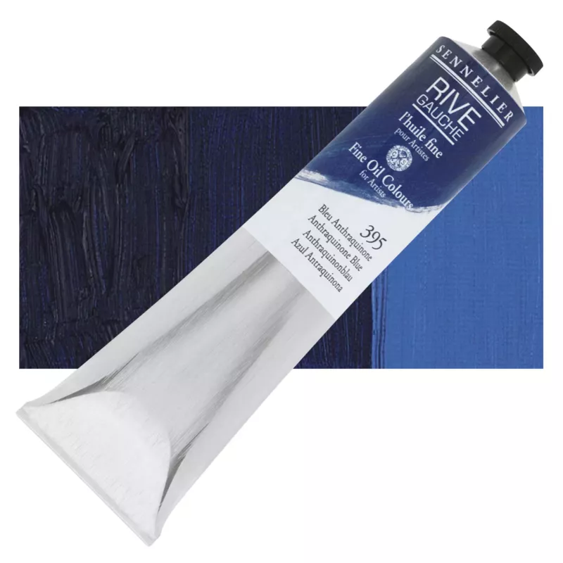 Olejová barva Sennelier Rive Gauche 200 ml - 395 Anthraquione Blue