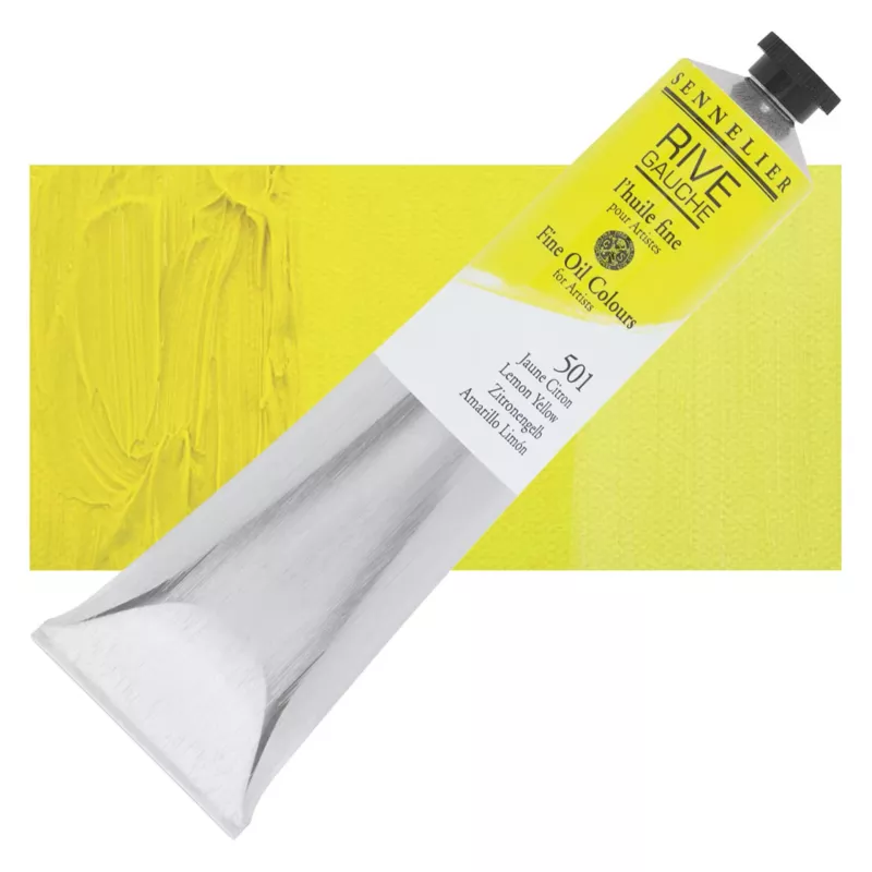 Olejová barva Sennelier Rive Gauche 200 ml - 501 Lemon Yellow