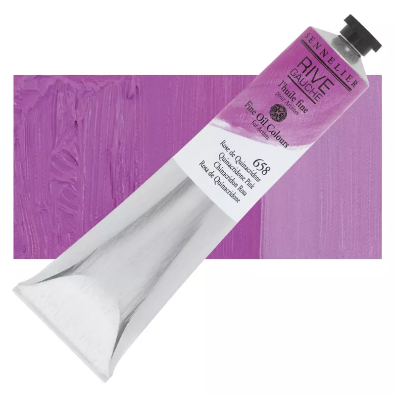 Olejová barva Sennelier Rive Gauche 200 ml - 658 Quinacridone Pink