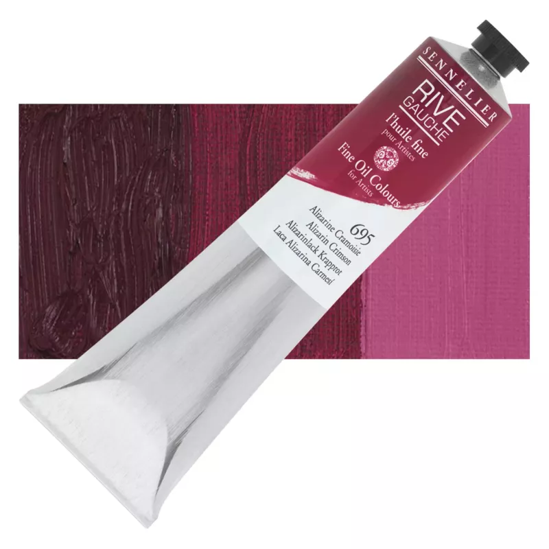 Olejová barva Sennelier Rive Gauche 200 ml - 695 Alizarin Crimson