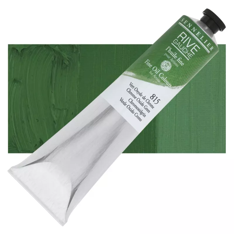 Olejová barva Sennelier Rive Gauche 200 ml - 815 Chrome Oxide Green