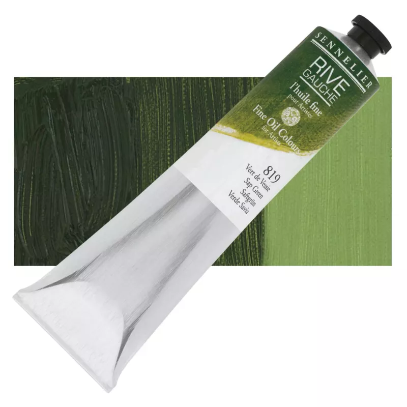 Olejová barva Sennelier Rive Gauche 200 ml - 819 Sap Green