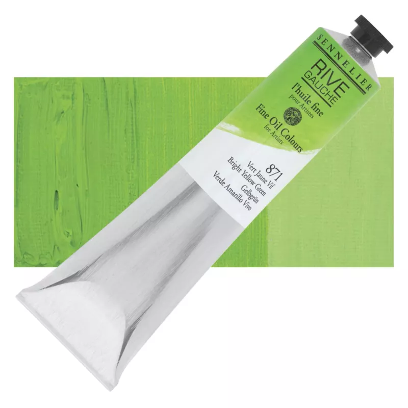 Olejová barva Sennelier Rive Gauche 200 ml - 871 Bright Yellow Green