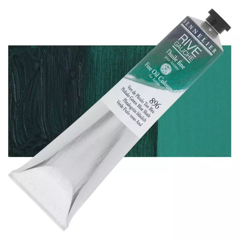 Olejová barva Sennelier Rive Gauche 200 ml - 896 Phthalo Green Blue Shade