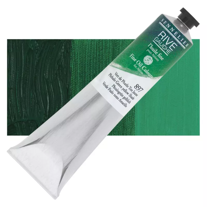 Olejová barva Sennelier Rive Gauche 200 ml - 897 Phthalo Green Yellow Shade
