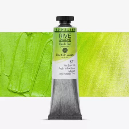 Olejová barva Sennelier Rive Gauche 40ml - 871 Bright Yellow Green