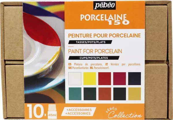 sada Porcelaine 150 (10 × 45 ml) Pebeo