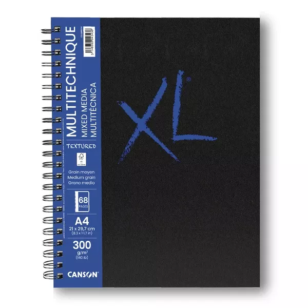XL Book Mix. Media skicák kr.vazba 60l LG 160g - varianty - XL Book Mix. Media - A4 Canson