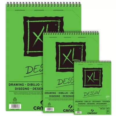 XL Dessin skicák krouž.vazba A5 30l LG 160g | XL Dessin Blok - A5, XL Dessin Blok - A4, XL Dessin Blok - A3