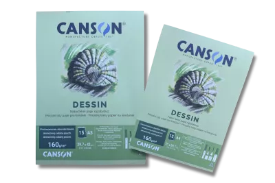 Student.skicák Canson - na kresbu, 160g, 15 listů, A3  5 + 5 zdarma