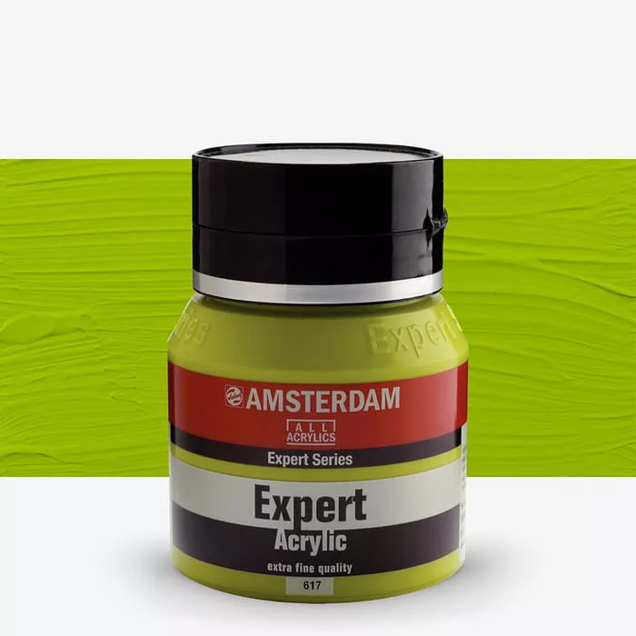 Akryl Amsterdam Expert 400ml - různé odstíny - 617 Ylwish Green