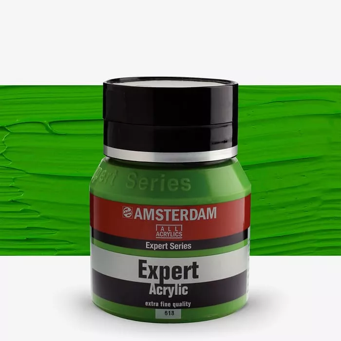 Akryl Amsterdam Expert 400ml - různé odstíny - 618 Perm. Green Light
