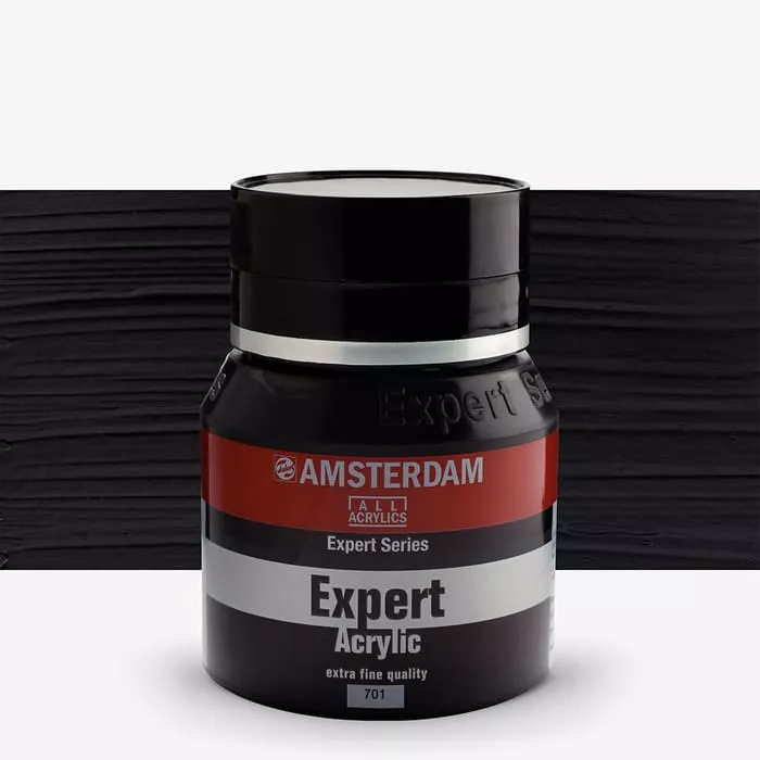 Akryl Amsterdam Expert 400ml - různé odstíny - 701 Ivory Black