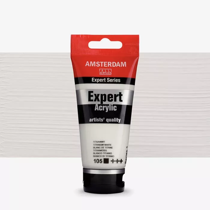 Akryl Amsterdam Expert 75 ml - varianty - 105 Titanium White