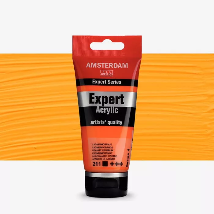 Akryl Amsterdam Expert 75 ml - varianty - 211 Cadm. Orange