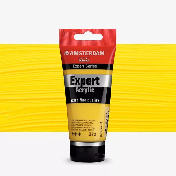Akryl Amsterdam Expert 75 ml - varianty - 272 Transp. Yellow Medium