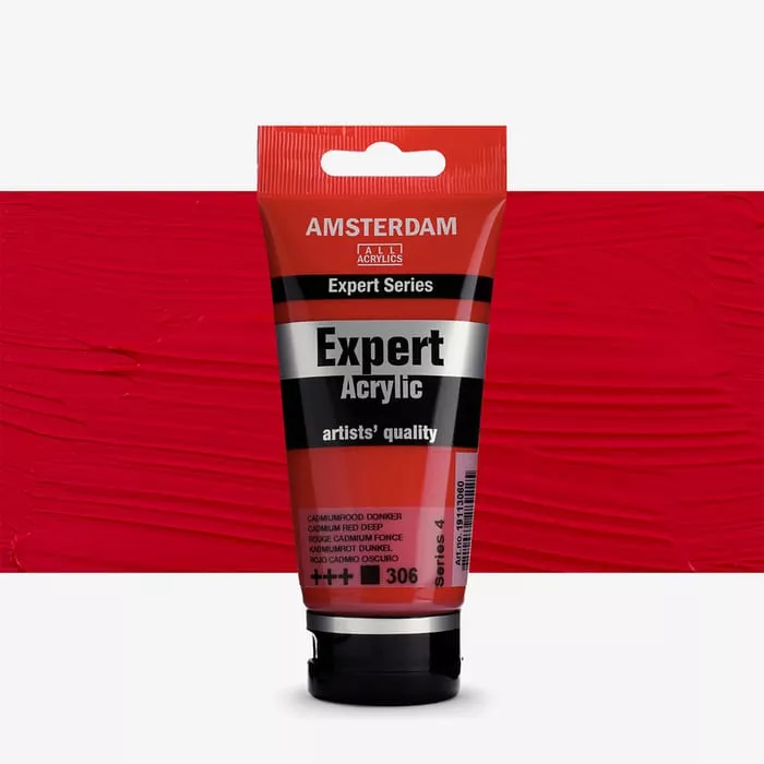 Akryl Amsterdam Expert 75 ml - varianty - 306 Cadm. Red DT