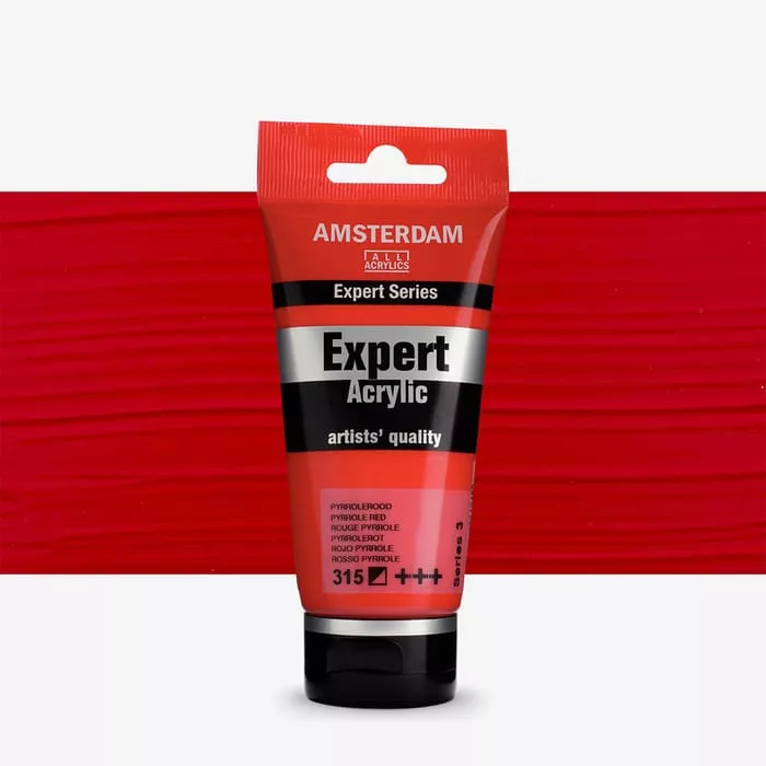 Akryl Amsterdam Expert 75 ml - varianty - 315 Pyrrole Red