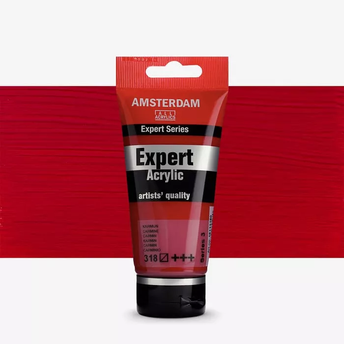 Akryl Amsterdam Expert 75 ml - varianty - 318 Carmine
