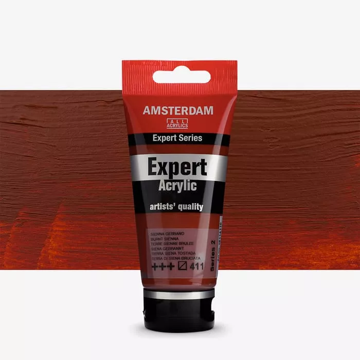 Akryl Amsterdam Expert 75 ml - varianty - 411 Burnt Sienna