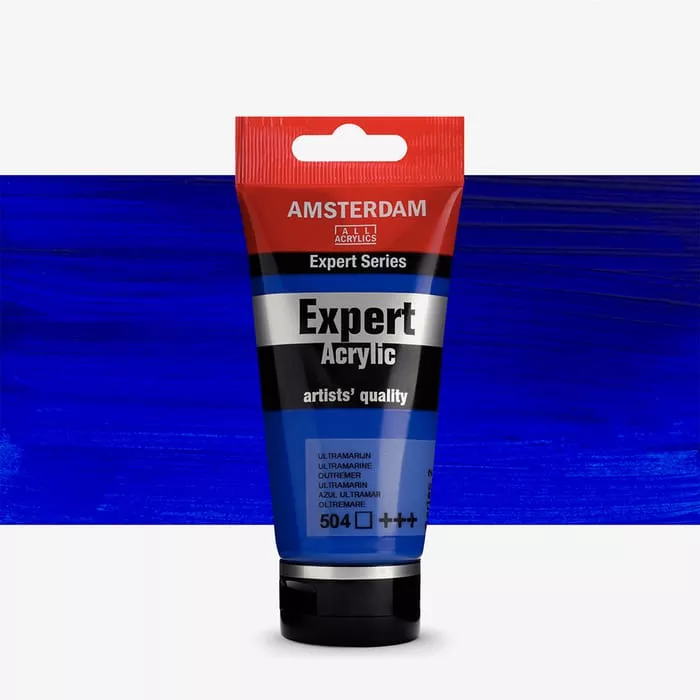 Akryl Amsterdam Expert 75 ml - varianty - 504 Ultramarine