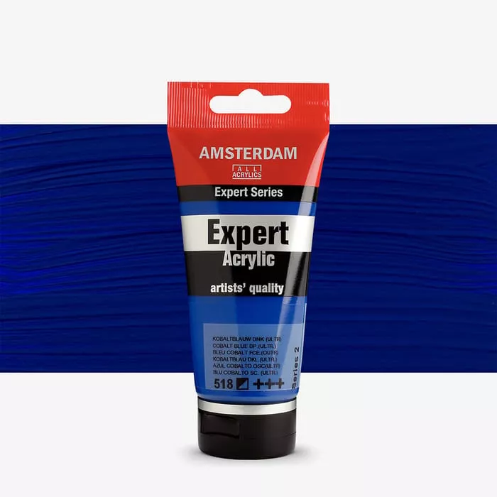 Akryl Amsterdam Expert 75 ml - varianty - 518 Cobalt Blue Deep Umar