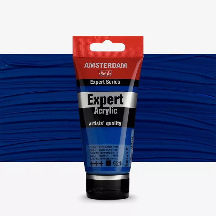 Akryl Amsterdam Expert 75 ml - varianty - 521 Indant. Blue Phth