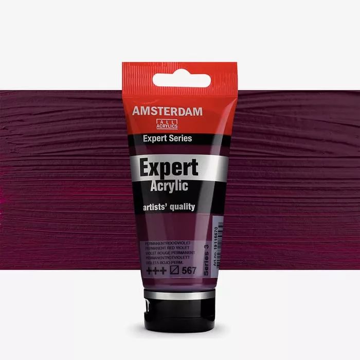 Akryl Amsterdam Expert 75 ml - varianty - 567 Perm. Red Violet