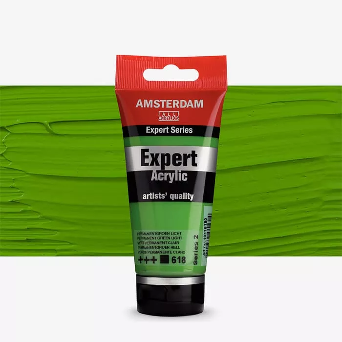 Akryl Amsterdam Expert 75 ml - varianty - 618 Perm. Green Light