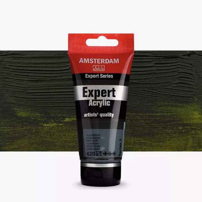 Akryl Amsterdam Expert 75 ml - varianty - 620 Olive Green