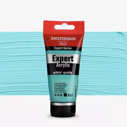 Akryl Amsterdam Expert 75 ml - varianty - 661 Turq. Green