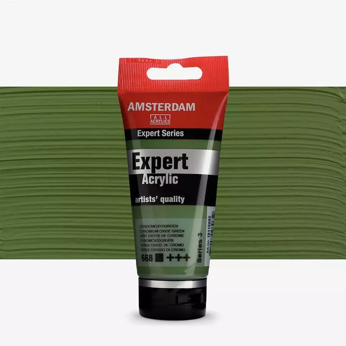 Akryl Amsterdam Expert 75 ml - varianty - 668 Chrom.Ox. Green