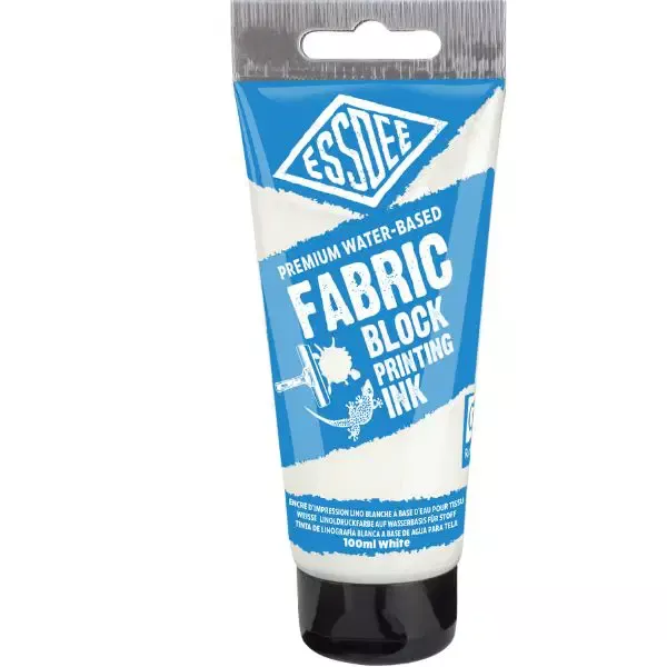 Barva na linoryt TEXTILNÍ 100 ml - varianty - Linoryt barva na textil - bílá 100ml ESSDEE