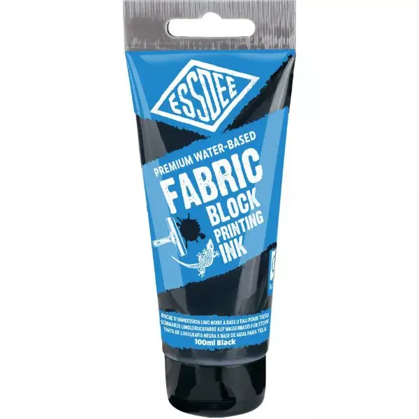 Barva na linoryt TEXTILNÍ 100 ml - varianty - Linoryt barva na textil - černá 100ml ESSDEE