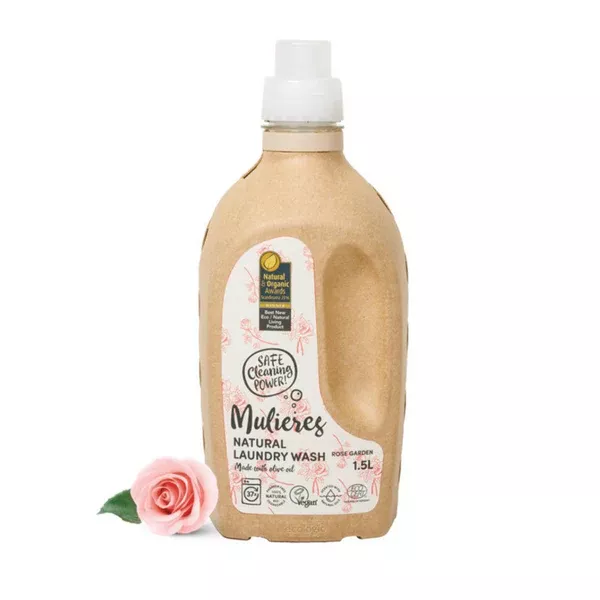 Koncentrovaný prací gel - růžová zahrada - 1,5 l Mulieres