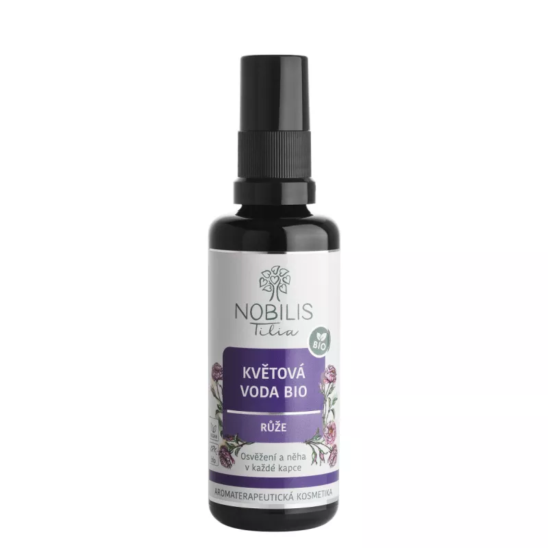 Květová voda BIO Růže 50 ml Nobilis Tilia