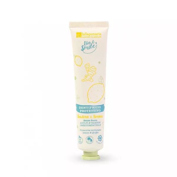 Ochranná zubní pasta - zázvor a citrón BIO (75 ml) laSaponaria