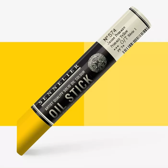 Oil Stick Sennelier 38ml - varianty - Oil stick Medium size S1 - 574 Primary yellow