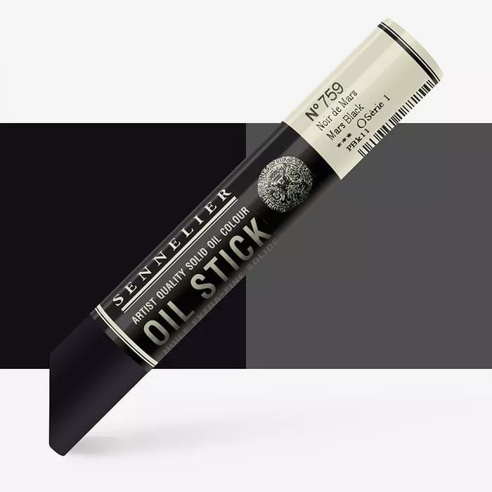 Oil Stick Sennelier 38ml - varianty - Oil stick Medium size S1 - 759 Mars black