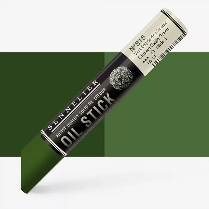 Oil Stick Sennelier 38ml - varianty - Oil stick Medium size S1 - 815 Chrom oxide green