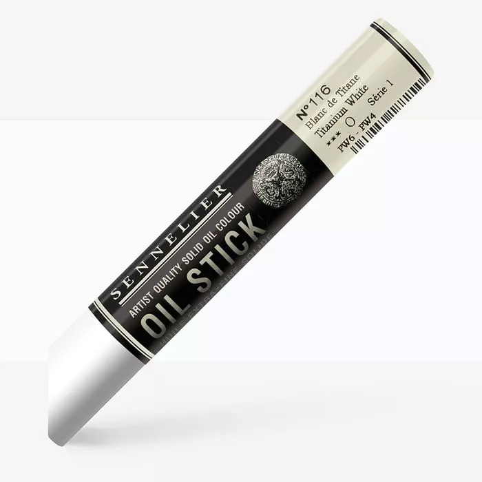 Oil Stick Sennelier 38ml - varianty - Oil stick Medium size S1 - 116 Titanium white