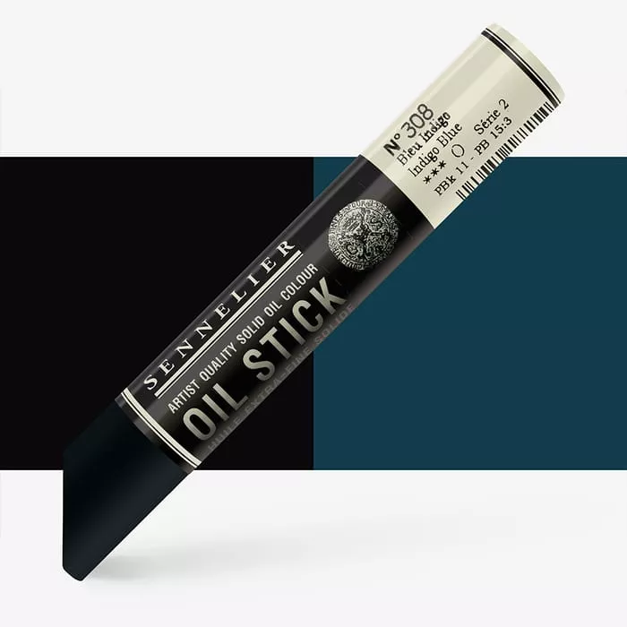 Oil Stick Sennelier 38ml - varianty - Oil stick Medium size S2 - 308 Indigo blue