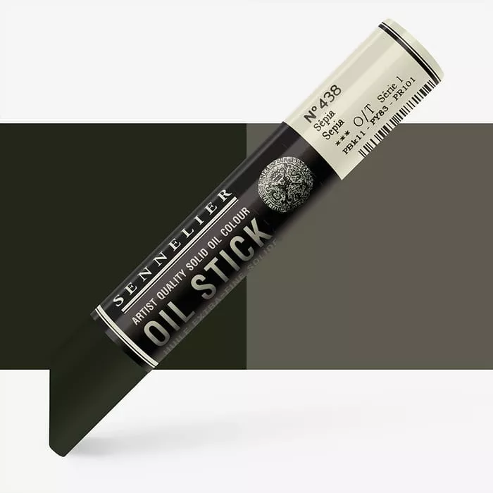 Oil Stick Sennelier 38ml - varianty - Oil stick Medium size S2 - 438 Sepia